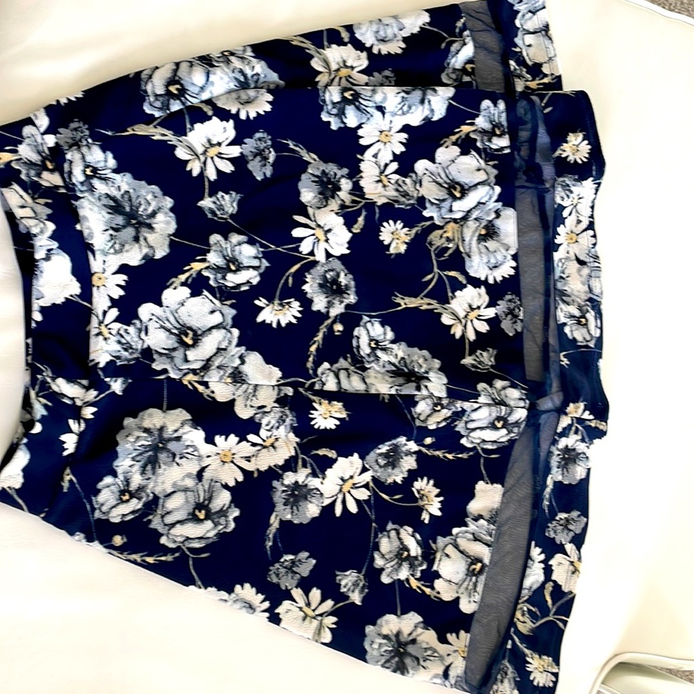 Blue skirt